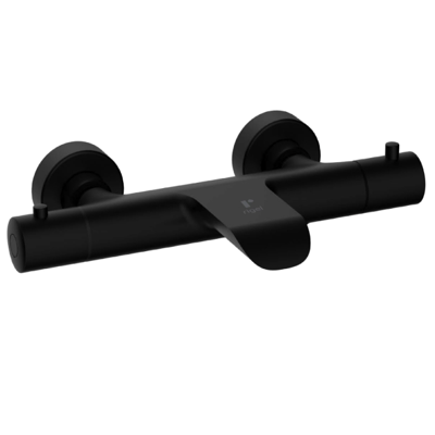 RIGEL Exposed Thermostatic MATT BLACK Shower Mixer W2-R-TSME14258 MB